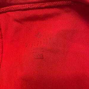 Red scrub pants